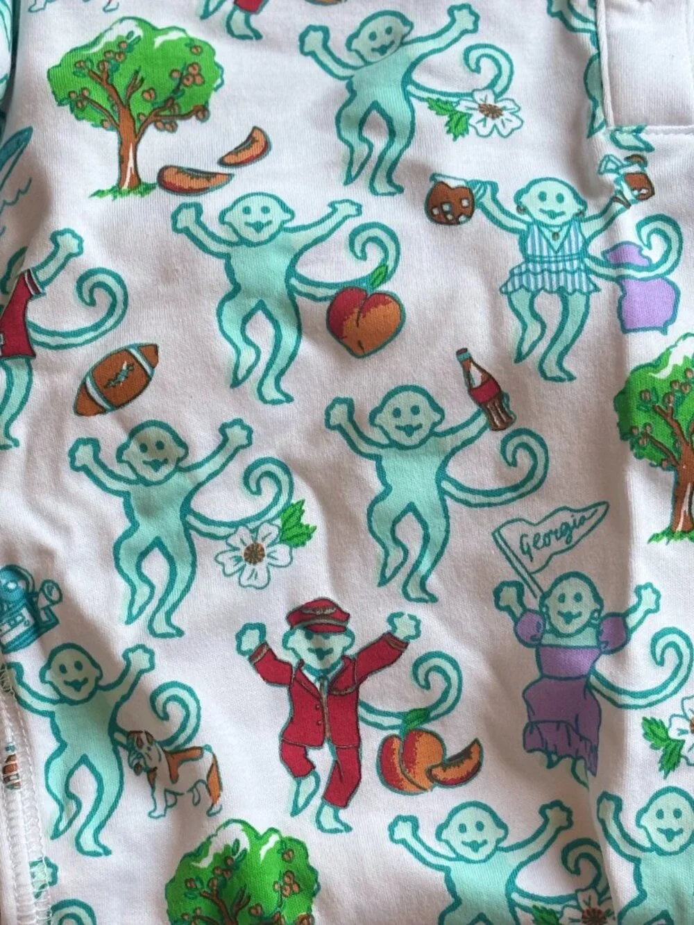 NWOT Girls Roller Rabbit Georgia Long Sleeve PJs